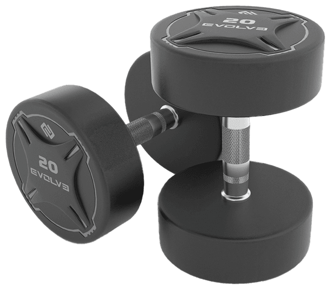 Evolve TPU Uretan-hanteluppsättning 10-60 kg (DS-TP)