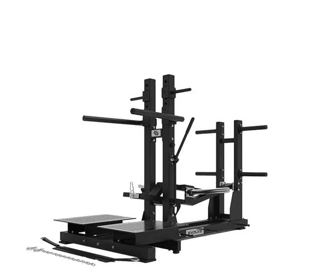 Evolve Prime Series Squat-maskin med bälte och plattbelastning (PR-005)