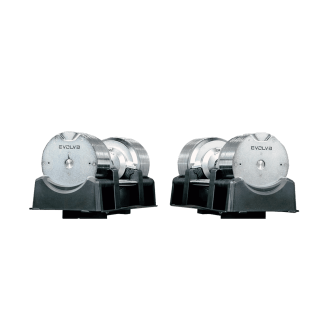 Evolve Ultra Series justerbar hanteluppsättning (4-23,5 / 32,5 / 41,5 kg), (AD-1)