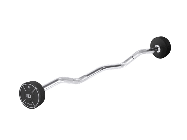 Evolve Prime Series CPU Urethane Curl Fixed Barbell (FB-PR-UC)