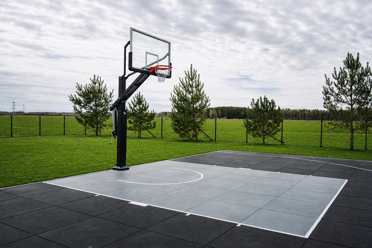 Basketball Court, Dauparai, Lithuania