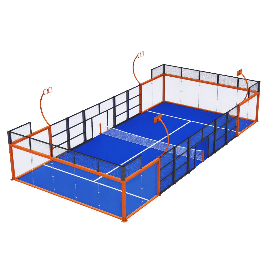 Panoramic padel courts